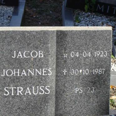 STRAUSS Jacob Johannes 1923-1987
