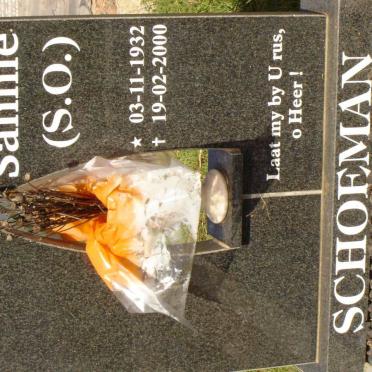 SCHOEMAN S.O. 1932-2000