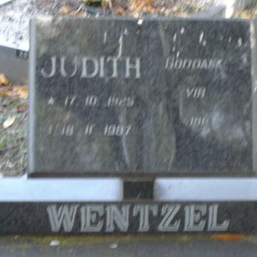WENTZEL Judith 192?-1987