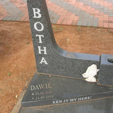 BOTHA  Dawie 1940-2009