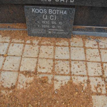 BOTHA J.C. 1935-2014 &amp; Corrie 1938-2021 