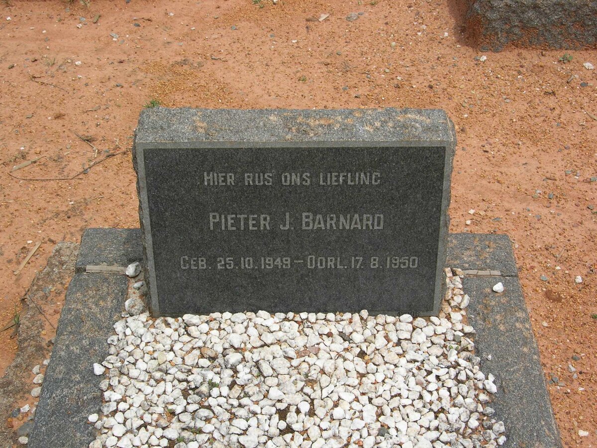 BARNARD Pieter J. 1949-1950