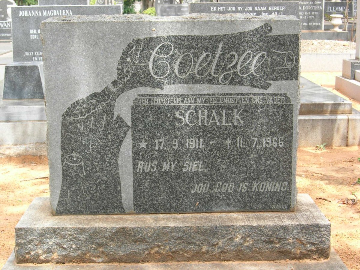 COETZEE Schalk 1911-1966