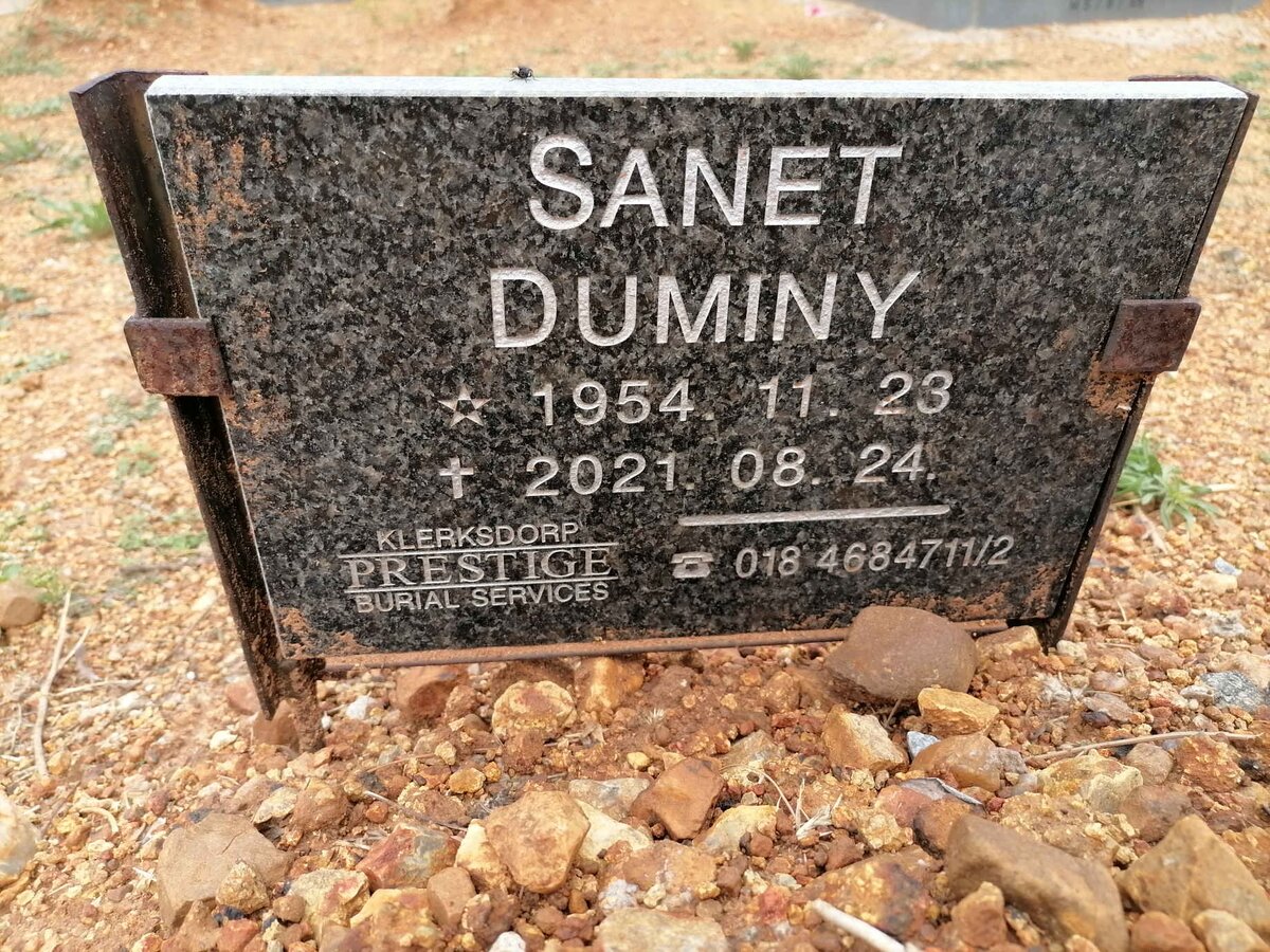 DUMINY Sanet 1954-2021