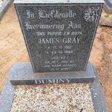DUMINY James Gray 1912-1988