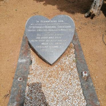 EBERSOHN Stephanus Buizinie 1921-1952