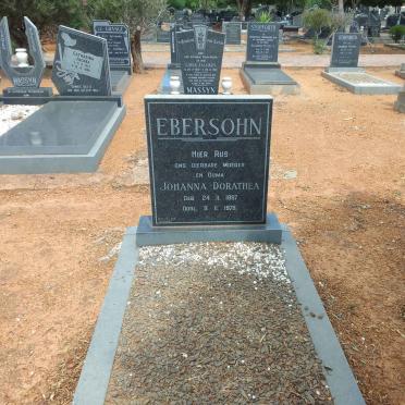 EBERSOHN Johanna Dorathea 1887-1978