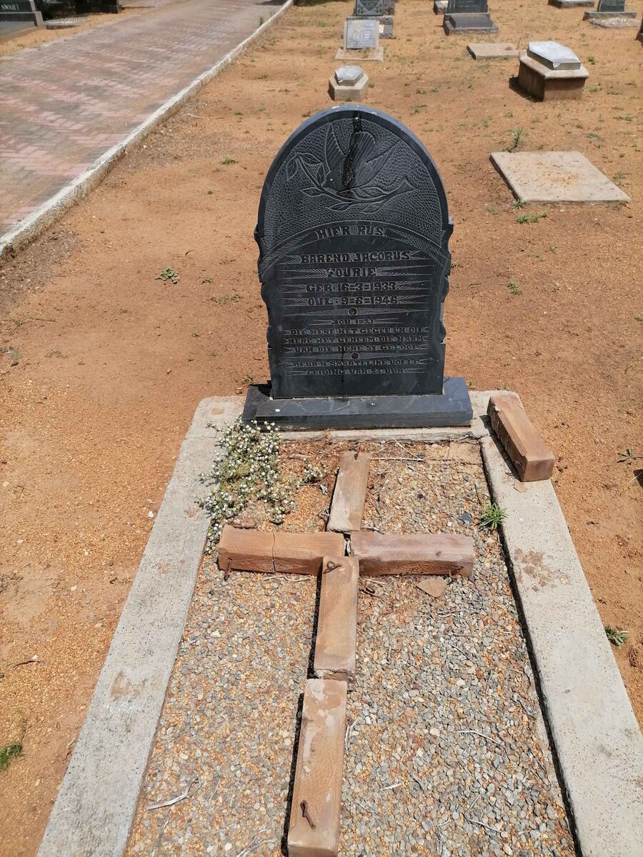 FOURIE Barend Jacobus 1933-1946