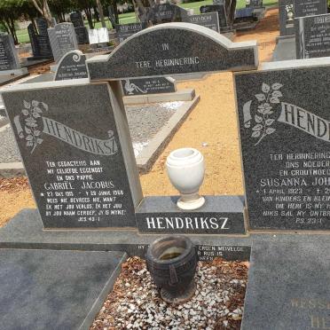HENDRIKSZ Gabriel Jacobus 1915-1968 &amp; Susanna Johanna 1923-2003 :: HENDRIKSZ Wessel Mart?