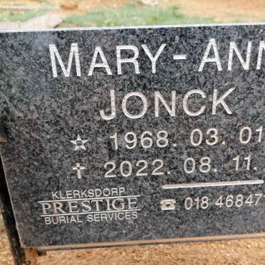 JONCK Mary-Ann 1968-2022
