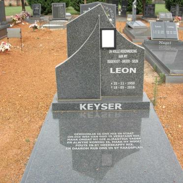 KEYSER Leon 1959-2016