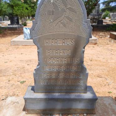 LABUSCHAGNE Barend Cornelius 1913-1913