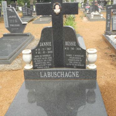 LABUSCHAGNE Jannie 1927-2005 &amp; Bessie 1936-
