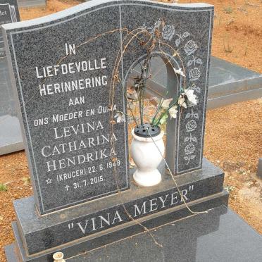 MEYER Levina Catharina Hendrika nee KRUGER 1948-2015