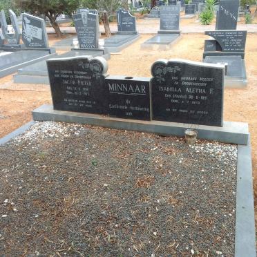 MINNAAR Jacob Pieter 1892-1973 &amp; Isabella Aletha E. FOURIE 1891-1978