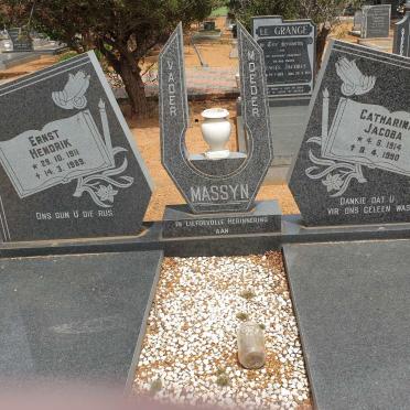 MASSYN Ernst Hendrik 1911-1989 &amp; Catharina Jacoba 1914-1990