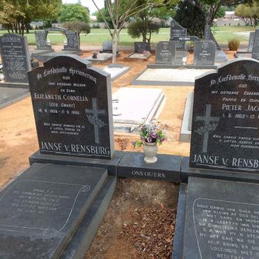 RENSBURG Pieter Jacobus, Janse v. 1902-1974 &amp; Elizabeth Cornelia SWART 1906-1996
