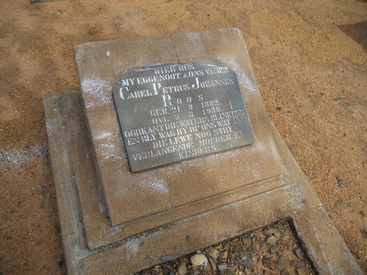 ROOS Carel Petrus Johannes 1882-1939