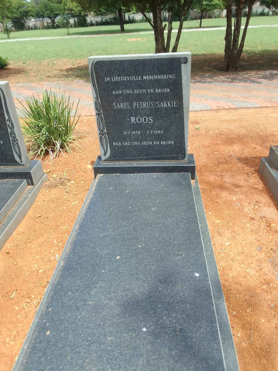 ROOS Sarel Petrus 1956-1983