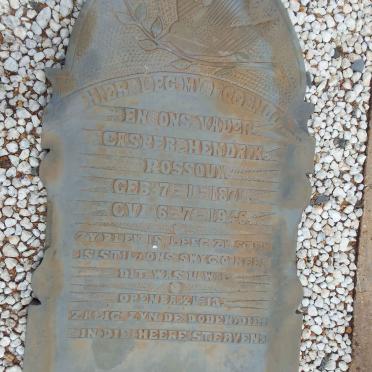 ROSSOUW Casper Hendrik 1871-1946