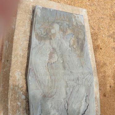 STOPFORTH Anna Cathariena Sal? nee LE GRANGE 1863-1915