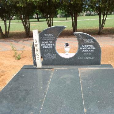 SWART Roelof Johannes Willem 1916-2004 &amp; Martha Magdalena Johanna 1922-2012