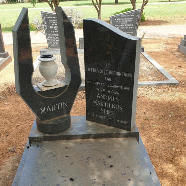 SPIES Andries Marthinus 1922-1992