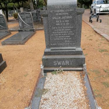SWART Willem Jacobus 1886-1951