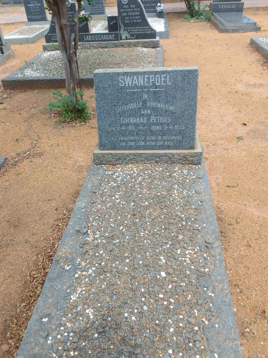 SWANEPOEL Coenraad Petrus 1911-1966