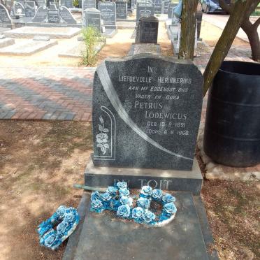 TOIT Petrus Lodewicus, du 1891-1968