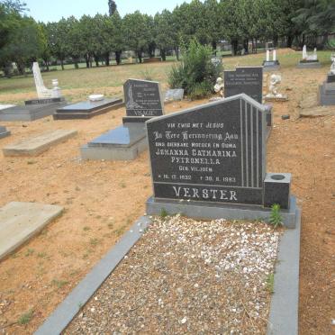 VERSTER Johanna Catharina Petronella nee VILJOEN 1932-1983