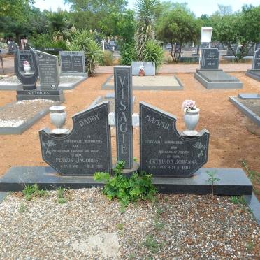 VISAGIE Petrus Jacobus 1912-1989 &amp; Gertruida Johanna 1915-1994