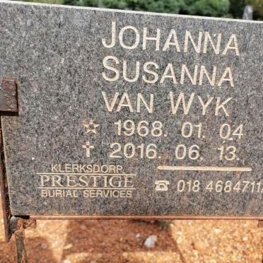 WYK Johanna Susanna, van 1968-2016