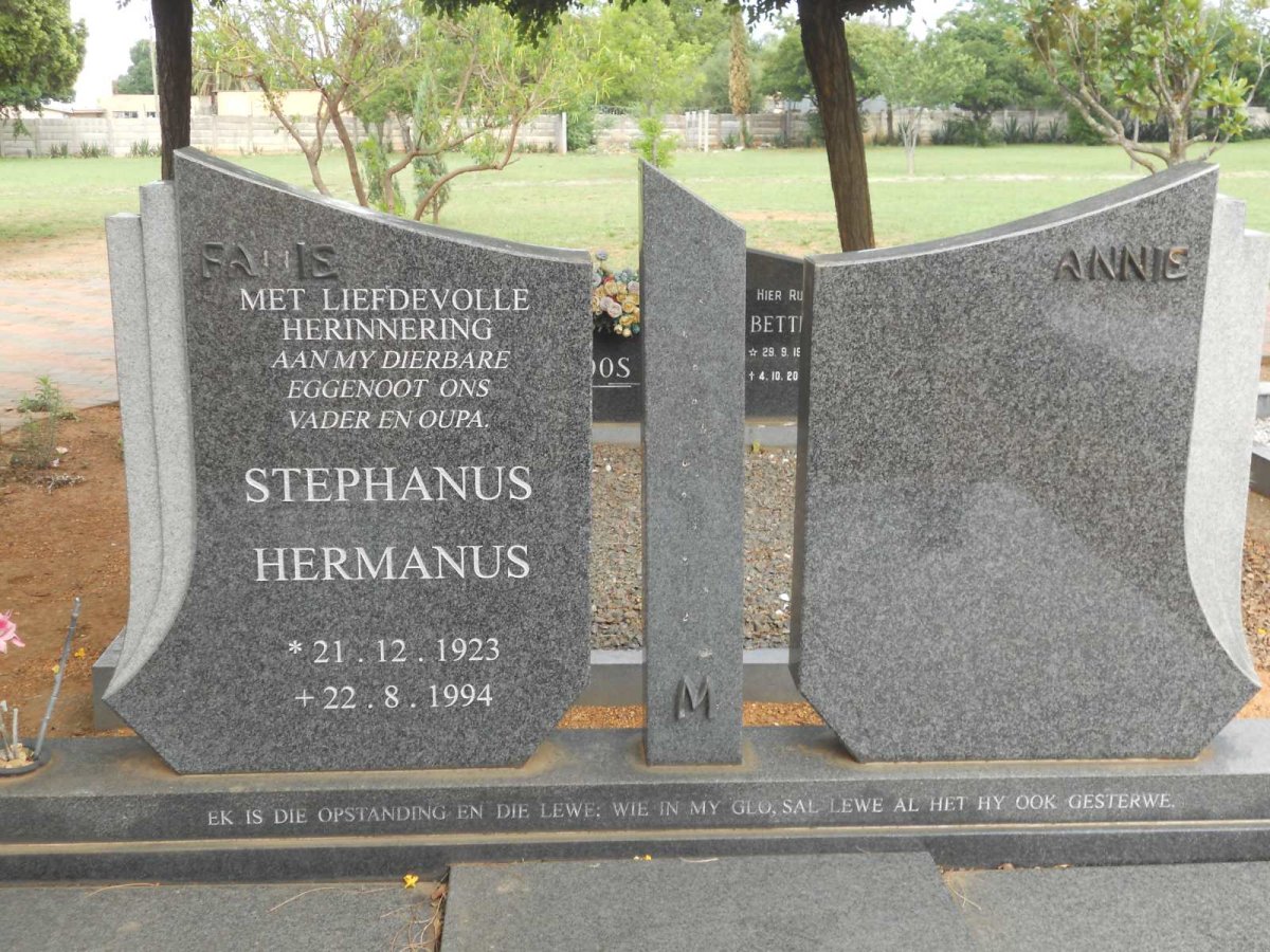 ?M Stephanus Hermanus 1923-1994