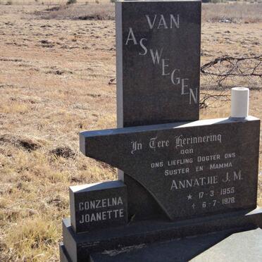 ASWEGEN Annatjie J.M., van 1955-1978