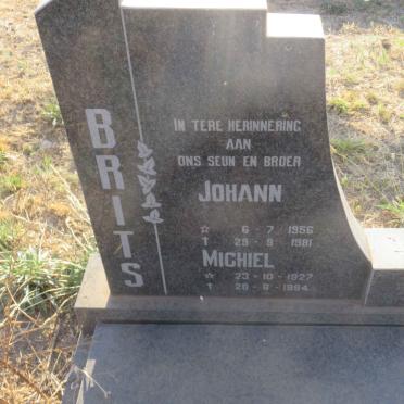 BRITS Michiel 1927-1994 :: BRITS Johann 1956-1981