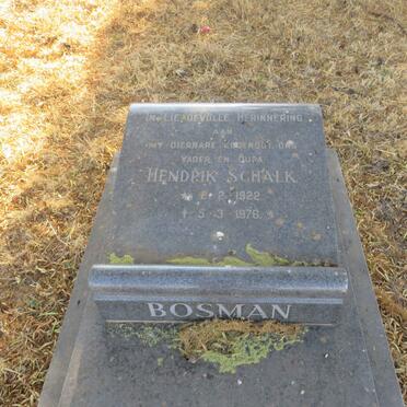 BOSMAN Hendrik Schalk 1922-1976