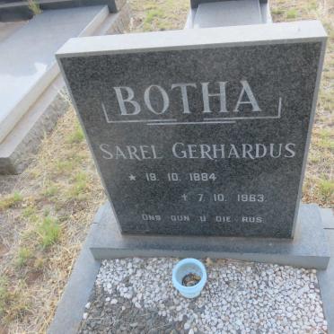 BOTHA Sarel Gerhardus 1884-1963