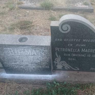 BOTHMA  Dirk Cornelius 1897-1965 &amp; Petronella Magretha WATSON 1898-