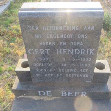 BEER Gert Hendrik, de 1930-1983