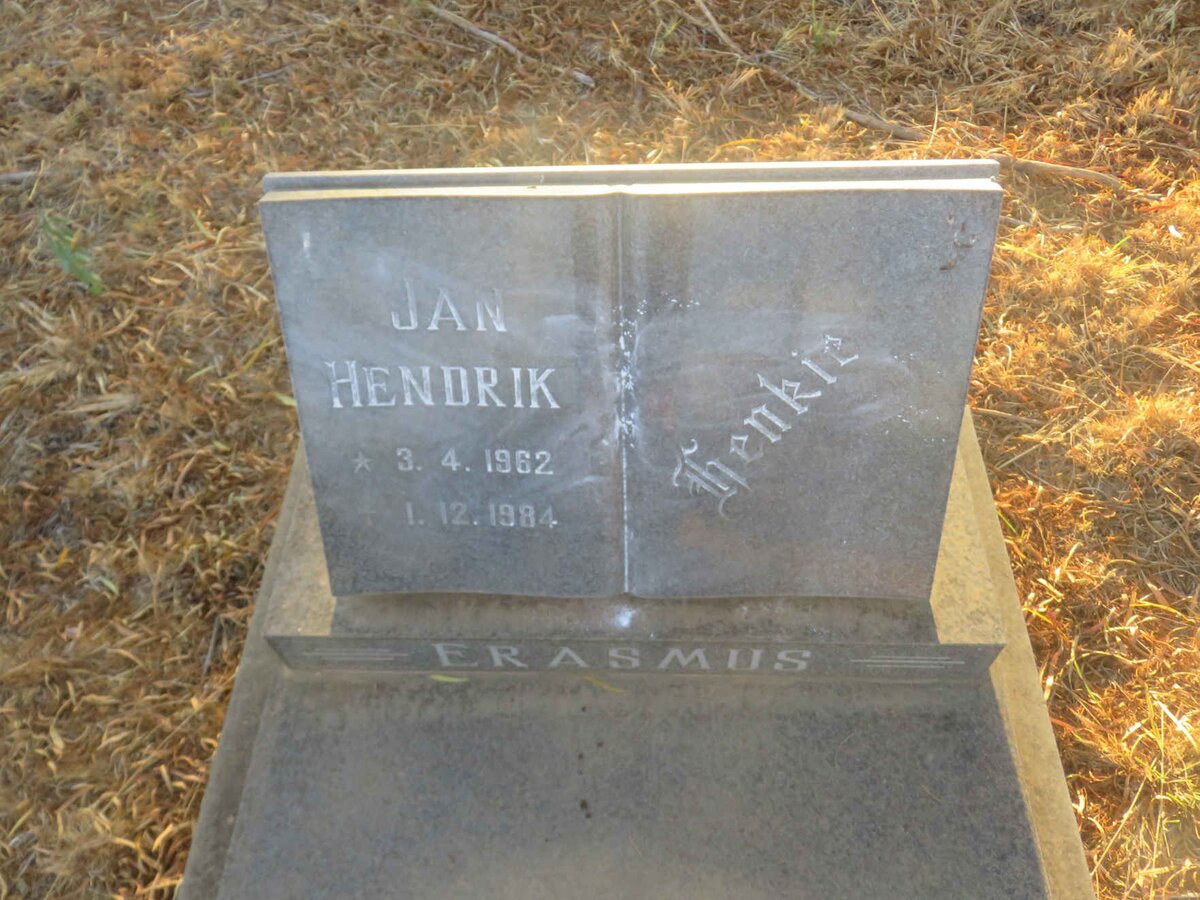ERASMUS Jan Hendrik 1962-1984
