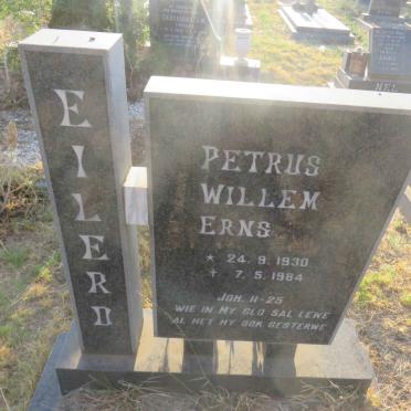 EILERD Petrus Willem Erns 1930-1984