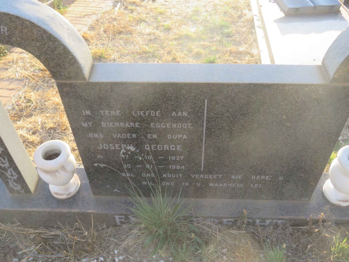 ENGELBRECHT Joseph George 1927-1984