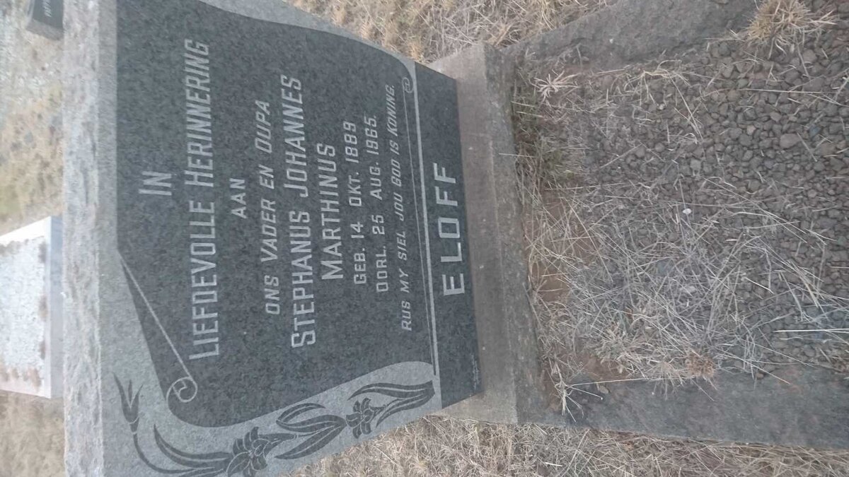 ELOFF Stephanus Johannes Marthinus 1889-1965