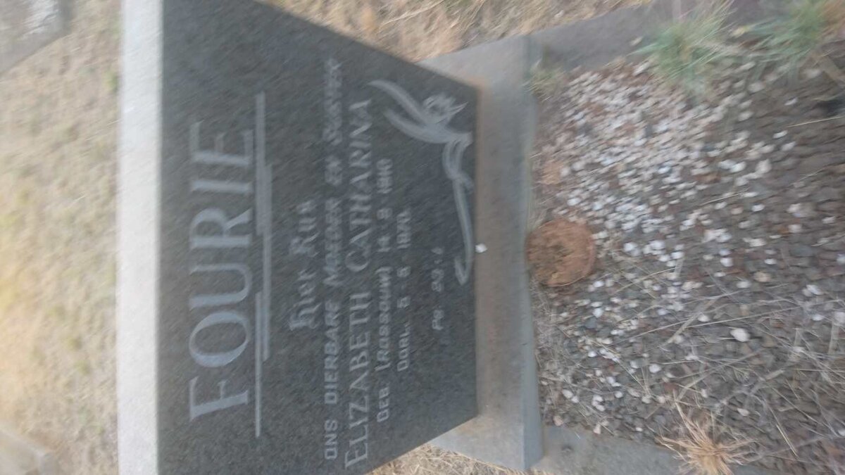 FOURIE Elizabeth Catharina 1910-1970