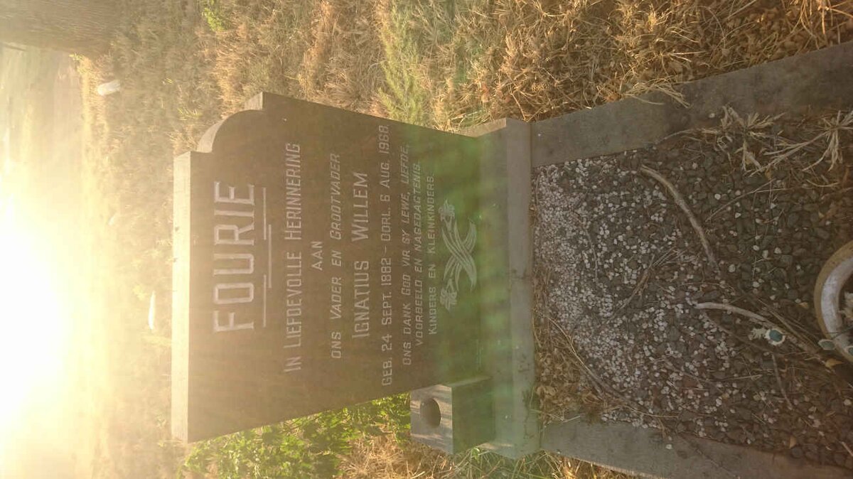 FOURIE Ignatius Willem 1882-1968