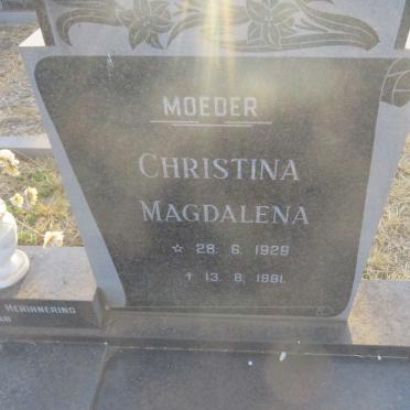 FOURIE Jacobus Hendrikus 1925-1982 &amp; Christina Magdalena 1929-1981