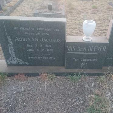 HEEVER Adriaan Jacobus, van den 1909-1965 &amp; Anna Catharina 1910-1979