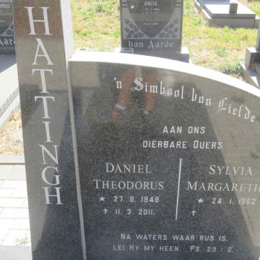 HATTINGH Daniel Theodorus 1948-2011 &amp; Sylvia Margaretha 1952-