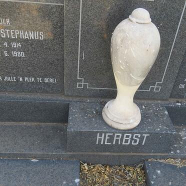 HERBST Frederik Stephanus 1914-1980 &amp; Elizabeth 1913-1977